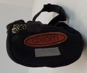 Axiom Black Nylon Bicycle Accessory Bag Zippered Storage Case - Picture 1 of 9