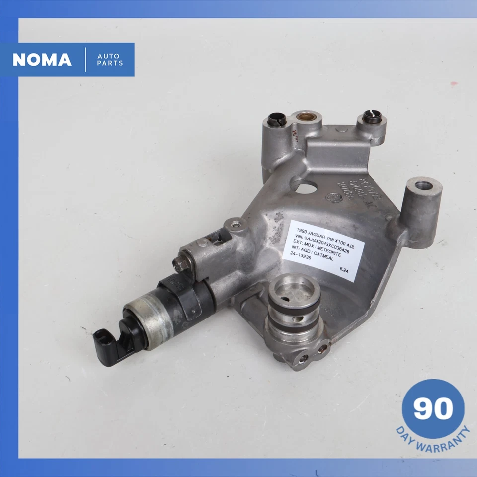 Jaguar X100 XK8 1999 pasajero derecho árbol de levas solenoide de distribución con soporte OEM Foto 1 de 4