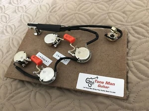 ES335 ES330 ES339 Casino Gibson Epiphone Prewired Kit Orange Drop Tone Caps - Picture 1 of 4