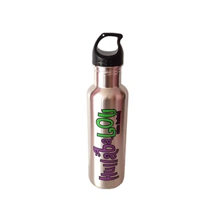 H2go SS Water Bottle 24 Oz Stainless Steel Hullaba lou Music Festival New - Picture 1 of 6