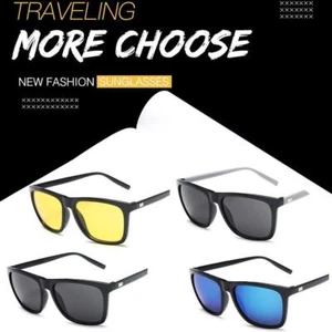 Mens Polarized Sunglasses UV400 Classic Sport Glasses Fishing' Drivin F5T7 D5H8 - Picture 1 of 19