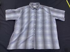 Michael Brandon Size 3XL Mens Button Up Short Sleeve Shirt C50