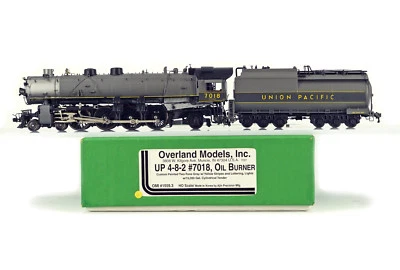 OVERLAND MODELS OMI-1559.3 H0 HO BRASS Laiton UP 4-8-2 #7018 OIL BURNER F/P - Image 1 of 4