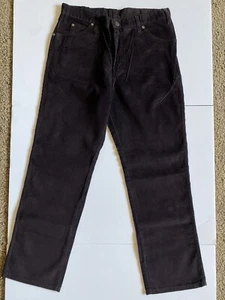 NWT Vintage Dickies 34x30 Men's Corduroy Pants Dark Brown Work N.O.S. New NOS - Picture 1 of 16