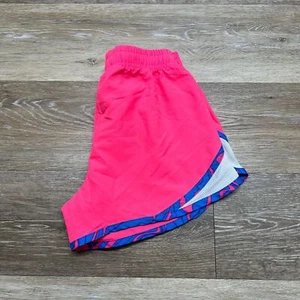 UNDER ARMOUR Heat Gear Stretch Waist Pink Athletic Shorts Girl's Size Medium - Picture 1 of 7