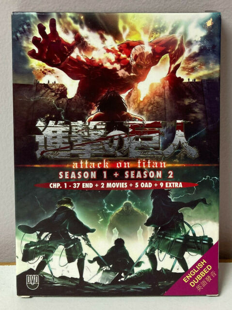 DVD Attack On Titan: Season 1-4 Complete Anime~With English Subtitles +FREE  GIFT