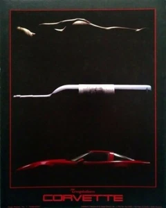 Corvette Temptations Poster  8x10 inches  NEW - Imagen 1 de 1