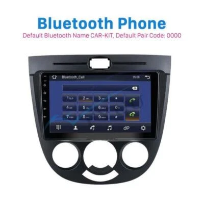 9" 2Din Android 10.0 Car Radio Stereo GPS Navi For 03-08 Chevrolet Optra Carplay - Imagem 1 de 4