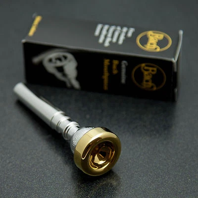 Boquilla trompeta Bach borde oro 24K y taza 3C ¡NUEVA! Foto 1 de 4