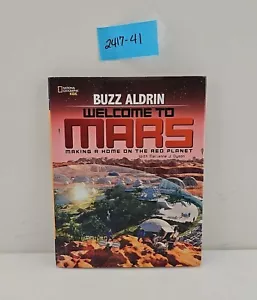 Signed Buzz Aldrin Welcome to Mars Making a home on the Red Planet Nat Geo COA - Picture 1 of 10