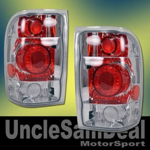 FORD RANGER ALTEZZA CLEAR LENS CHROME TAIL LIGHTS DIRECT FIT PAIR - Picture 1 of 2