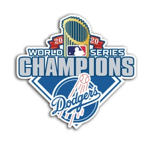 Calcomanías adhesivas de béisbol de campeones de la Serie Mundial de los Dodgers de Los Ángeles 2020 MLB LA - Imagen 1 de 1