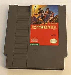 NES NINTENDO Legacy Of The Wizard Game Cartridge 1989 - Picture 1 of 5