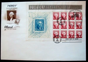 United States Scott #3140 VF FDC 1997 60 Cent Pacific '97 Souvenir Sheet - Picture 1 of 4