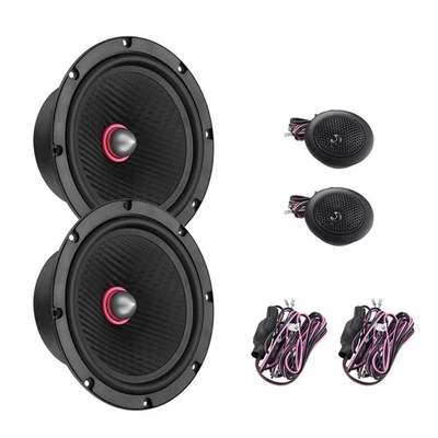 Bassface IndyCX6 440w Max 6.5"Inch 16.5cm Component Car Door Speakers/Tweeters