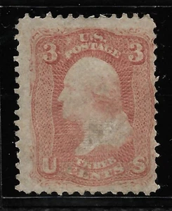 SCOTT 94 3 CENT GEORGE WASHINGTON SINGLE MH FREE SHIPPING - Picture 1 of 2
