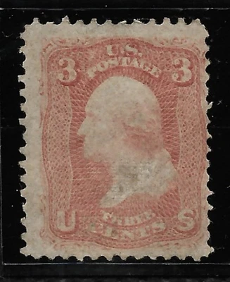 SCOTT 94 3 CENT GEORGE WASHINGTON SINGLE MH FREE SHIPPING - Image 1 of 2