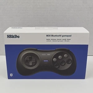 8BitDo M30 Bluetooth Gamepad, für Switch, Windows, Android, MacOS, schwarz, neu! - Bild 1 von 3