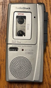 RadioShack Micro 46 VOX Microcassette Recorder 2-Speed Voice Zoom - Picture 1 of 4