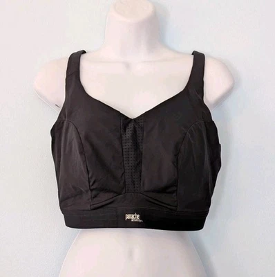 Sujetador deportivo Panache 36I negro con aros sin relleno luz pilling en un solo punto 5022 Foto 1 de 4