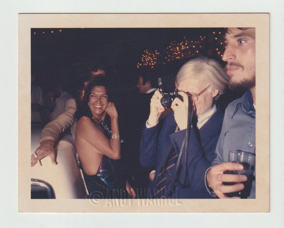 Foto de Andy Warhol - Fotografía en color rara de colección de la década de 1980 era del arte pop Foto 1 de 1