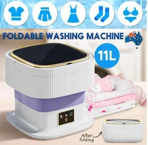 Portable Washing Machine Underwear Semi Auto Domestic for Camping Travel 11L - Picture 1 of 12