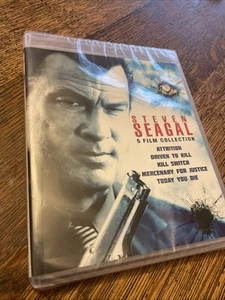 STEVEN SEAGAL 5-Film Collection (BLU-RAY DISC, 2021, New Sealed - Foto 1 di 2