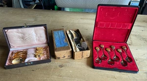 Vintage 2002 Golden Jubilee Spoons Gold Plated and other Collectable Spoons Etc - Picture 1 of 21