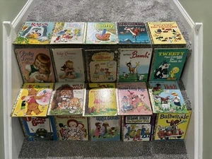 Konvolut 33 kleine goldene Bücher Sammlung Baby lieber Sesam Weihnachtsmann gebraucht - Bild 1 von 2