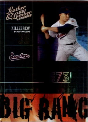 2005 Leather and Lumber Big Bang Gold #14 Harmon Killebrew /100 - NM-MT - Image 1 of 2