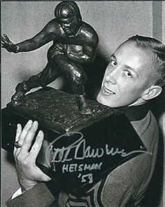 Autographed PETE DAWKINS Heisman 58 Army 8x10 photo - w/COA - Picture 1 of 1