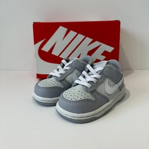 Nike Dunk Low Two Tone Pure Platinum Wolf Grey (TD) Gr. UK 4,5 | DEADSTOCK - Bild 1 von 8