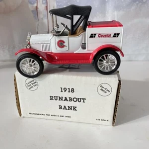 Ertl Coastal 1918 Ford Runabout Diecast Coin Bank NEW IN BOX - Picture 1 of 9