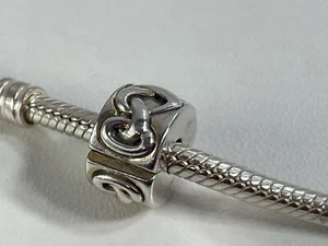 Pandora Knotted Hearts Clip Charm  - Picture 1 of 5