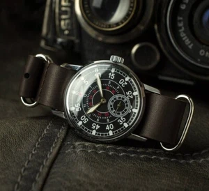 "Pobeda" ("Victoria"), reloj de aviador, militar soviético, mecánica vintage de la URSS. - Imagen 1 de 6