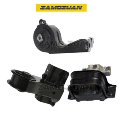 Front & Rear Engine Motor Mount Set 3PCS 1998-2000 for Chrysler Cirrus 2.4L 2.5L - Image 1 of 4