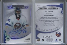 2020-21 Upper Deck Ultimate Collection Introductions Ilya Sorokin Rookie Auto RC