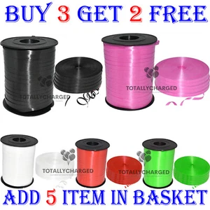 PALLONCINI NASTRO ARRICCIACAPELLI corda nastro palloncini peso elio decorazione festa compleanno Regno Unito - Foto 1 di 22