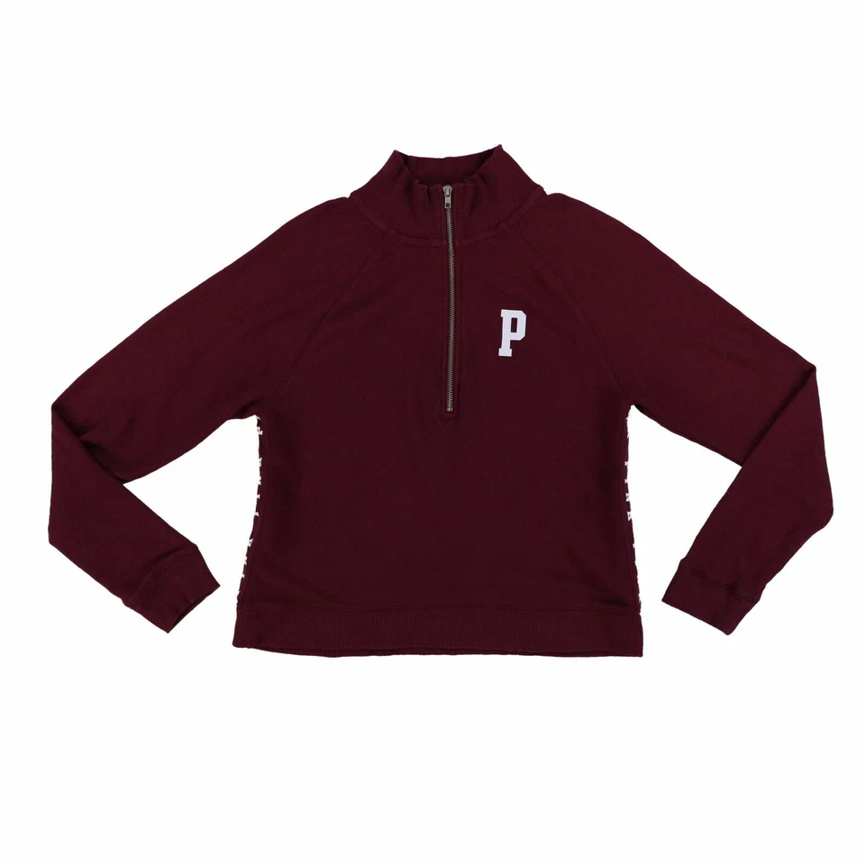 Victoria's Secret Rosa Sudadera Cuarto Cremallera Logo Chaqueta Prendas exteriores Suéter Nuevo Foto 1 de 1