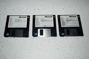 3 Disk 3.5" floppy Microsoft MS-DOS 6 Plus Enhanced Tools Operating Software - Afbeelding 1 van 4