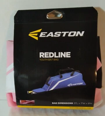 EASTON- Bolsa de taco juvenil Redline / Softbol de beisebol / Suporta 2 tacos / Rosa / 31'L - Imagem 1 de 4