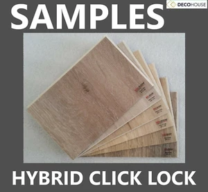 SINGLE SAMPLE HYBRID CLICK FLOATING FLOOR SAMPLES Luxury Vinyl Plank - Picture 1 of 12