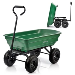 Transport trolley tilting trolley 3IN1 tilting function garden trolley hand trolley 250KG 75L - Picture 1 of 15