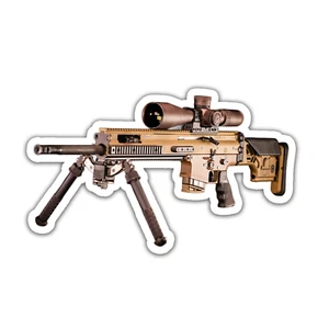 Pistola calcomanía vinilo Scar 20 pegatinas 5 pulgadas alta calidad impermeable - Imagen 1 de 2