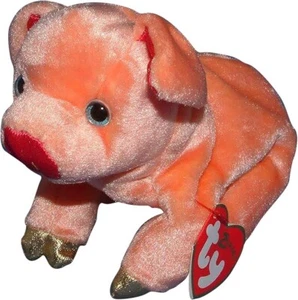 Ty Beanie Babies - Zodiaco - CERDO con etiquetas Peluche Juguete Coleccionable - Imagen 1 de 9