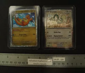 2025 McDonalds Pokémon Drachenentdeckung Dragonite und Drama Holofoils unbenutzt - Bild 1 von 1