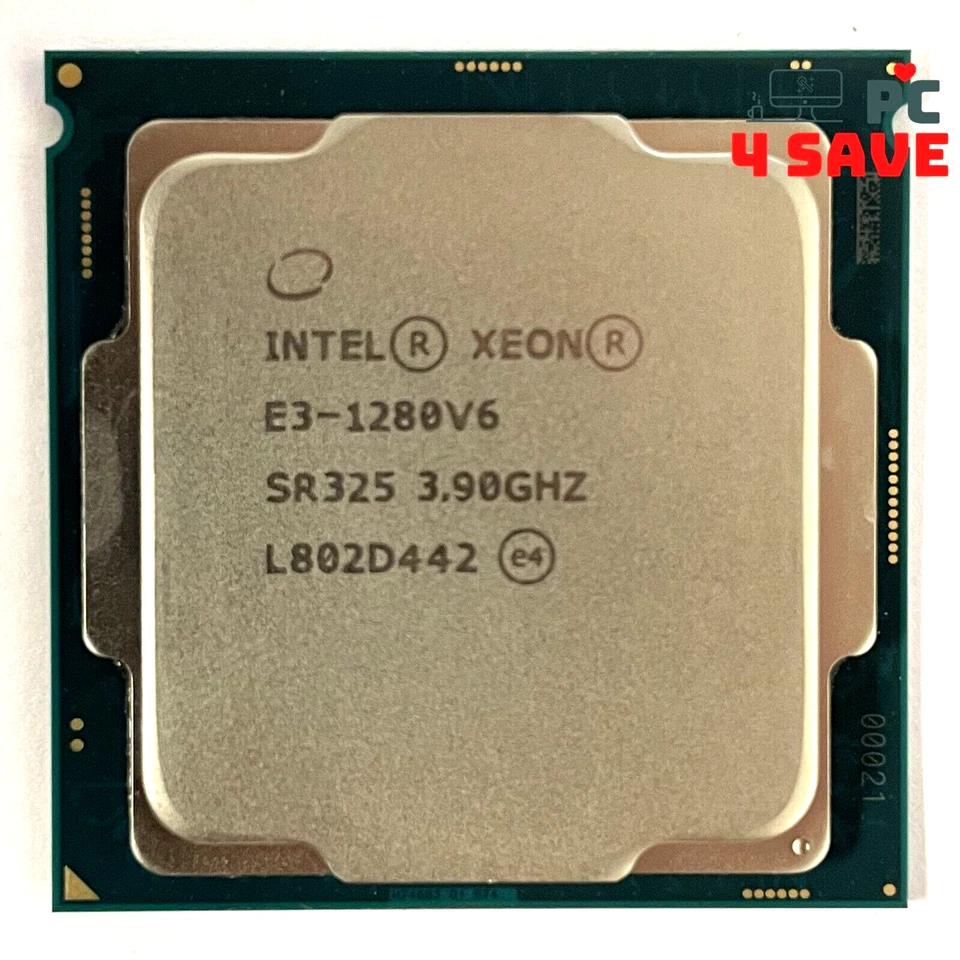 Intel Xeon E3-1280 V6 3.90GHz 4-Core 8MB LGA1151 Desktop CPU Processor SR325 72W - Image 1 of 1