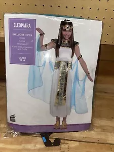 Cleopatra 4-Piece Set Halloween Costume Girls Size L 12-14 Not Complete - Picture 1 of 3