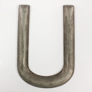 U, Alu Fassaden Werbe Buchstabe Reklame 50er Jahre vintage alte Wand Deko #1 - Bild 1 von 5
