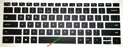 Keyboard Skin Cover for Dell XPS 15-9500 17-9700 Precision 15-5550 17-5750 - Image 1 of 2